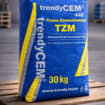 trendyCEM 440 | Trass-Zementmörtel TZM grob grau