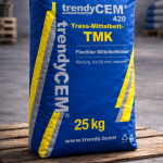trendyCEM 420 | Trass-Mittelbettkleber TMK fein weiss